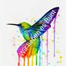 ISA.Malerei-Kolibri