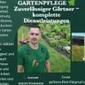Gartenarbeiter und pflege